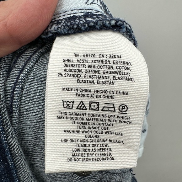 NWT PILCRO AND THE LETTERPRESS 32 Slim boyfriend sequined floral stretch jean - Picture 12 of 13